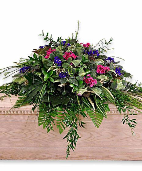 African-Violet-Casket-Display