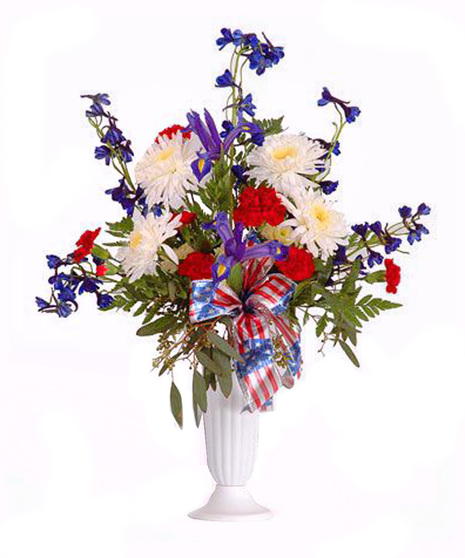 Patriotic Tribute Cone Bouquet